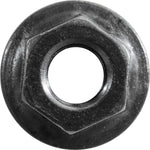 M5 Black Metric Hex Flange Nut