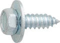 1/4"x3/4" Hex Head Tapping Screw with Loose Washer, Type AB, 11/16" Washer, Zinc