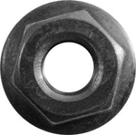 1/4"-20 Black Hex Flange Spin Lock Nut