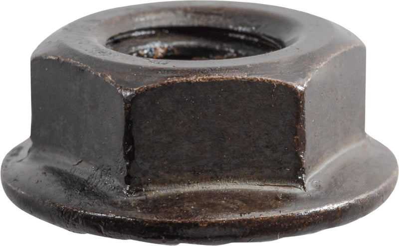 5/16"-18 Black Hex Flange Spin Lock Nut