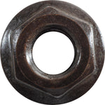 5/16"-18 Black Hex Flange Spin Lock Nut