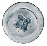 M4.2x20mm Flat Head Washer Phillips Tapping Screw, Type AB, 7/16" Washer, Zinc
