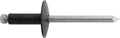 3/16" Black Rivet, 1/4" Grip