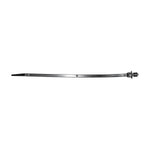 1/4" Black Nylon Push Mount Cable Tie