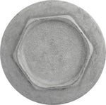 M8x23mm Hex Head SEMS Body Bolt Dog Point with Loose Washer, 20mm Washer, Zinc