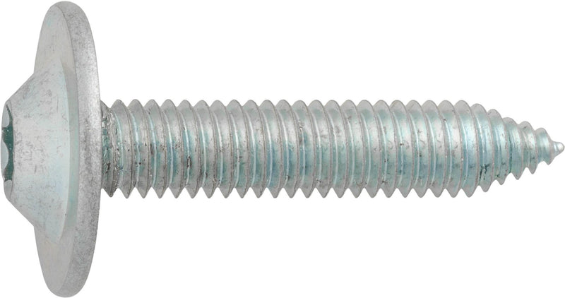 M6x30mm Torx Truss Head Washer Body Bolt Ca Pt, Type CA, 18mm Washer, Zinc