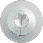 M6x30mm Torx Truss Head Washer Body Bolt Ca Pt, Type CA, 18mm Washer, Zinc