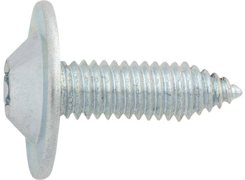M6x20mm Torx Truss Head Washer Body Bolt Ca Point, Type CA, 18mm Washer, Zinc