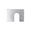1-3/4"x1-1/4"x1/16" Shim with Slot, 1/16" Thick, Zinc
