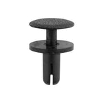 6mmx8mm Black Nylon Open Fender Molding Retainer, 10mm Head