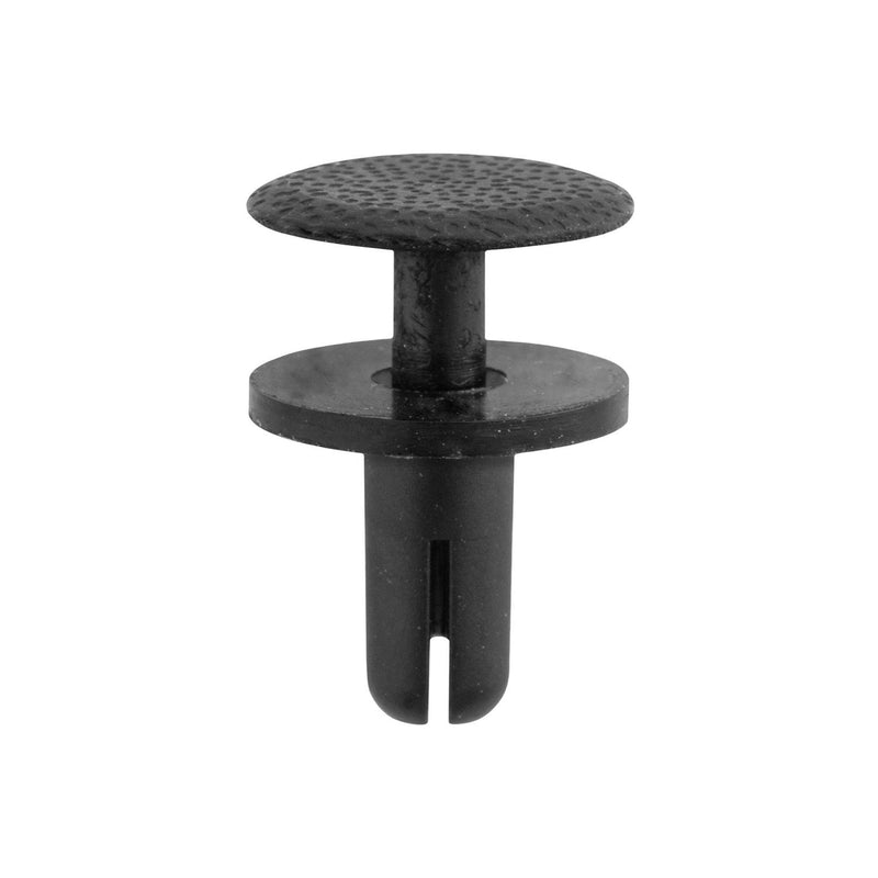 6mmx8mm Black Nylon Open Fender Molding Retainer, 10mm Head