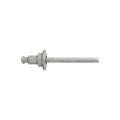 1/4" Silver Shoulder Rivet, 0.047" Grip