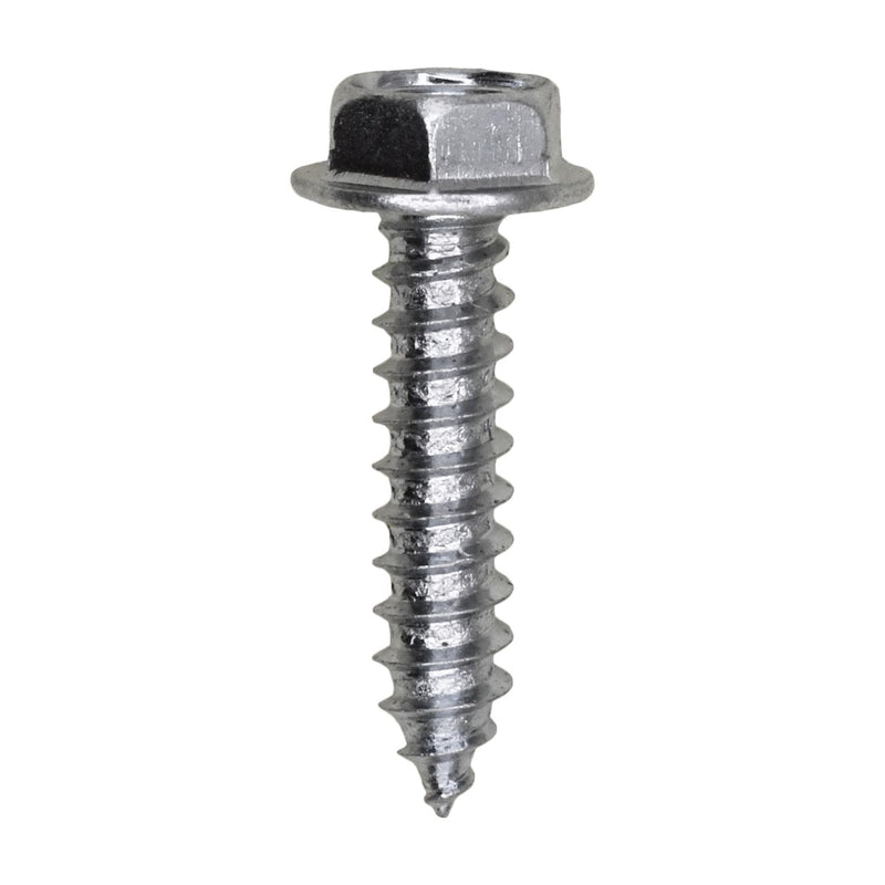 #8x3/4" Indented Hex Head Tapping Screw, Type A/AB, Zinc Chromate