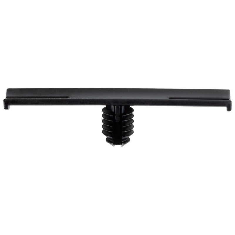 6.3mm (1/4") Black Nylon Tape-On Bundling Clip, 9mmx55mm Head