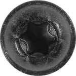 M3-1.12x12mm Phillips Truss Head Thread Forming Screw, Type B, 6mm Washer, Black