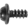 M4-1.46x8mm Phillips Truss Head Spoiler And Door Glass Thread Forming Screw, Type B, 8.7mm Washer, Black