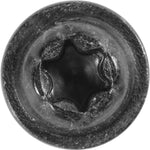 M4-1.46x10mm Phillips Truss Head Thread Forming Screws, Type B, 8.7mm Washer, Black