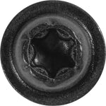 M4-1.46x14mm Phillips Truss Head Thread Forming Screws, Type B, 8.7mm Washer, Black