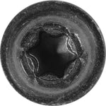 M4-1.46x16mm Torx Truss Head Thread Forming Screws, Type B, 8.7mm Washer, Black