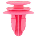 9mmx14mm Pink Nylon Liftgate Trim Cover Retainer, 17mm Head