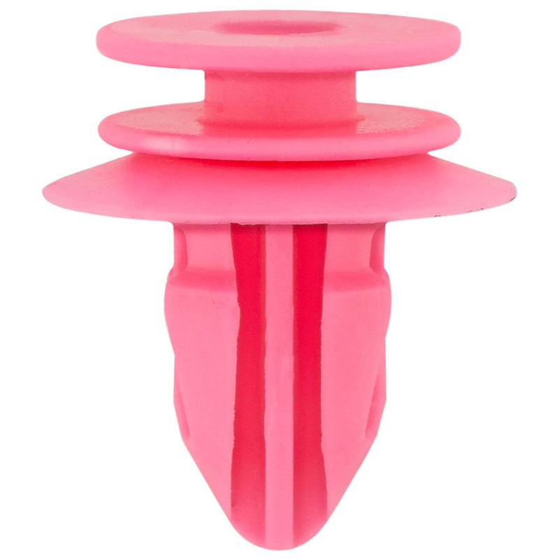 9mmx14mm Pink Nylon Liftgate Trim Cover Retainer, 17mm Head