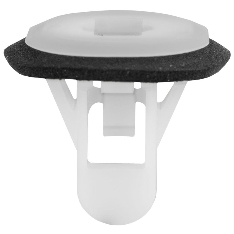 20mm White Nylon Spoiler Insert Grommet with Sealer, 19mmx25mm Head