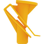 M4.2 Yellow Nylon Smart U-Nut, Panel 3mm