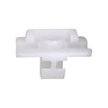43mm White Nylon Rocker Molding Clip, 28mm Width