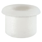 4mm White Nylon Emblem Grommet, 7mm Head