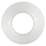 4mm White Nylon Emblem Grommet, 7mm Head