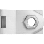 M14-2.0 New Style Bed Bolt U-Nuts, Panel 4mm, Zinc