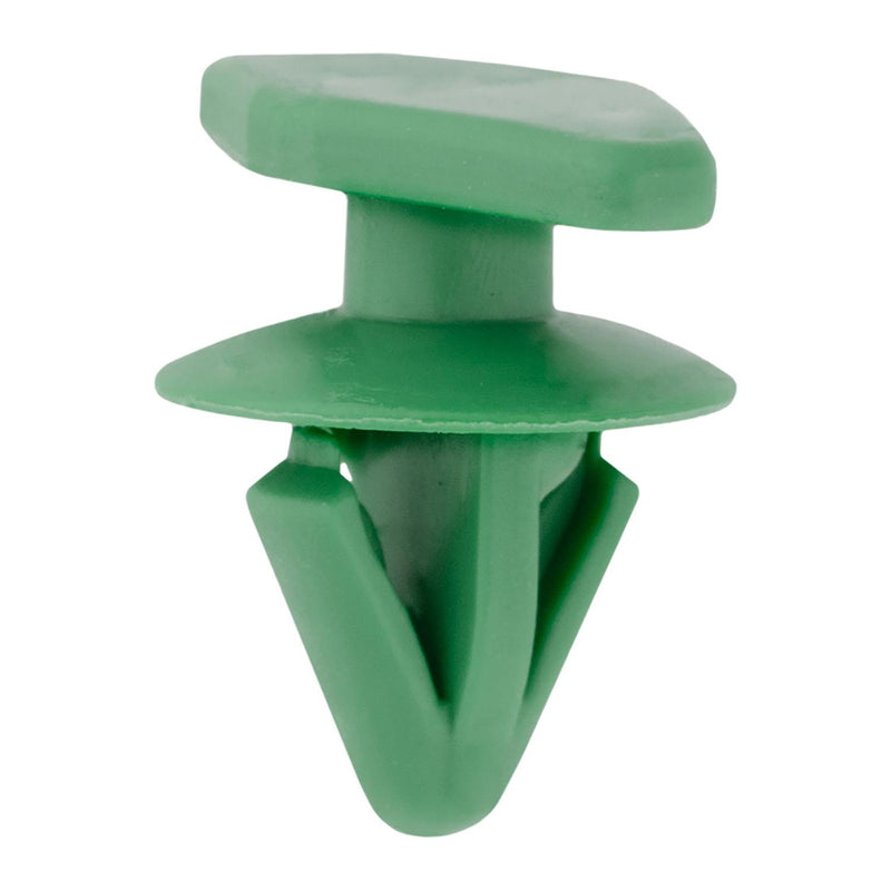 5mm Green Nylon Door Weatherstrip Retainer, 10mm Head