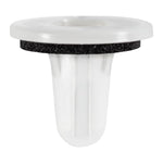 8mmx14mm White Nylon Grommet Tail Light with Sealer, 18mm Head