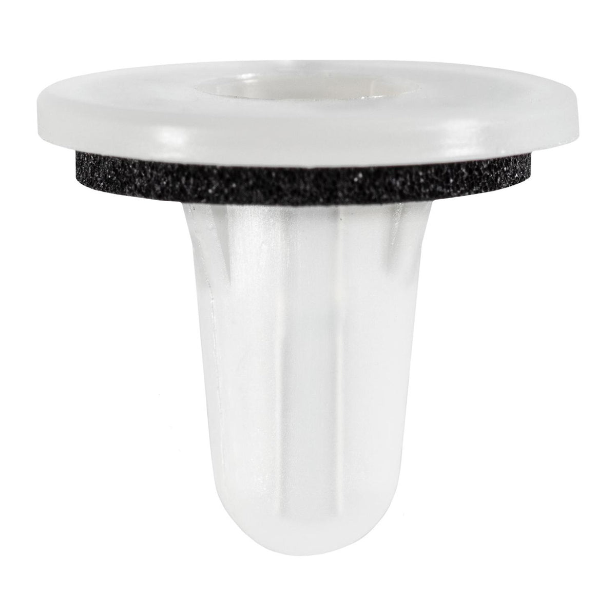 8mmx14mm White Nylon Grommet Tail Light with Sealer, 18mm Head