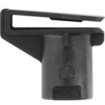 M6 Black Nylon Bumper Pipe Shield U-Nut, Panel 3mmMax.