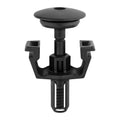 11mmx22mm Black Nylon Push-Type Radiator Upper Insulator Retainer, 30mm Head