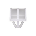 9mmx18mm White Nylon Rocker Panel Clip