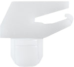 9mmx18mm White Nylon Rocker Panel Molding Clip