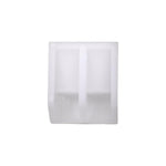 9mmx18mm White Nylon Rocker Panel Molding Clip