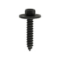 M4.2-1.41x22mm Hex Tapping Screw, 13mm Washer, Black