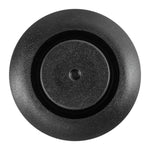 20mm Black Nylon Hole Plug Door, 29mm Head, 9.5mm Overall Height
