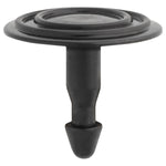 4.3mmx15mm Black Nylon Fender Liner Retainer, 18mm Head