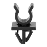 9mmx12mm Slotx10.5mm Black Nylon Hood Prop Clip, 16mmx16mm Head