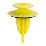 9.6mmx19mm Yellow Nylon Molding Retainer Rocker, 18mm Head