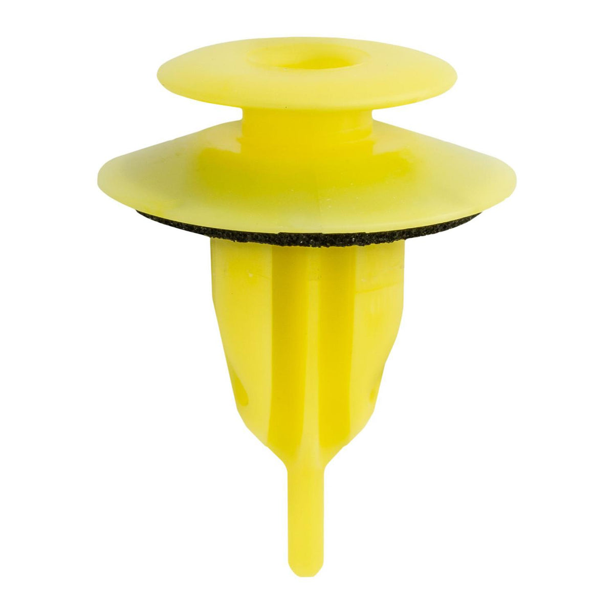 9.6mmx19mm Yellow Nylon Molding Retainer Rocker, 18mm Head