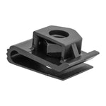 M6-1.0 Black Nylon License Plate Bracket Nut, Panel 3.5mm