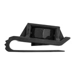 M6-1.0 Black Nylon License Plate Bracket Nut, Panel 3.5mm