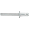 1/4" Inner Wheelhouse Blind Rivet, 0.132" Grip, Zinc