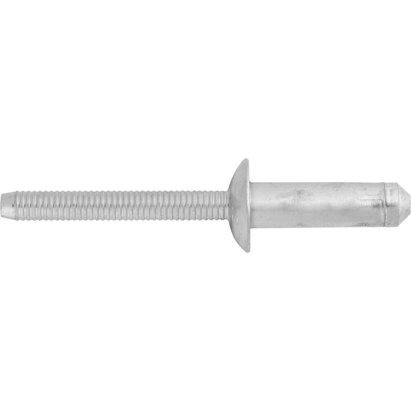 1/4" Blind Rivet Steel Rivet & Mandrel, 0.425" Grip, Zinc