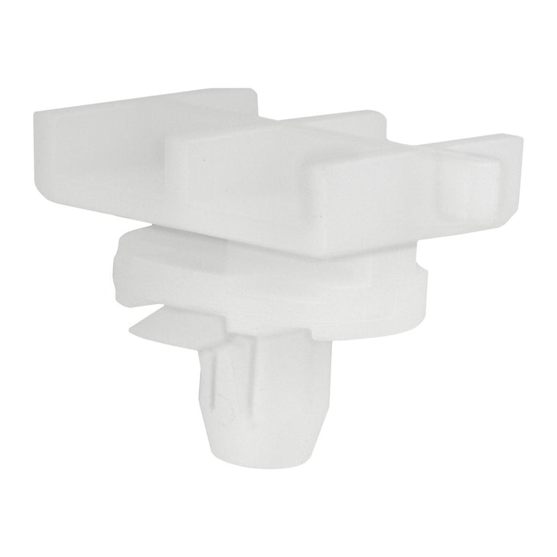 8.5mmx29mm White Nylon Rocker Molding Clip